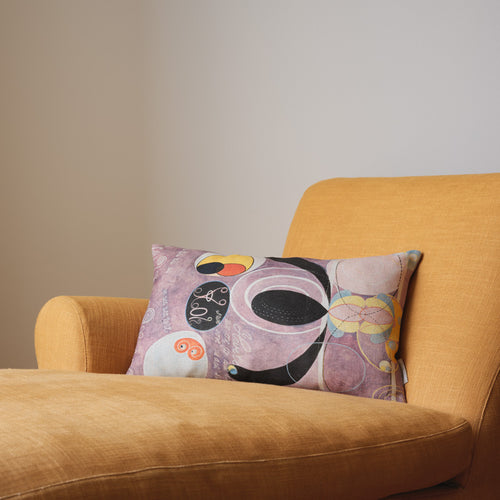 HILMA AF KLINT NO. 6 CUSHION COVER LILAC/BLACK