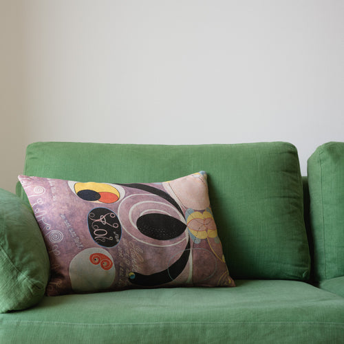 HILMA AF KLINT NO. 6 CUSHION COVER LILAC/BLACK