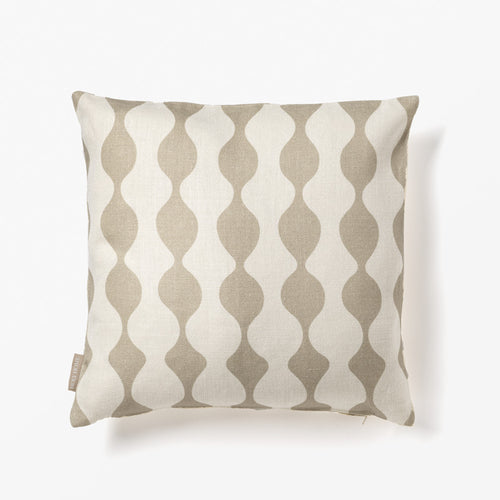 CURVES CUSHION COVER WHITE/SAND