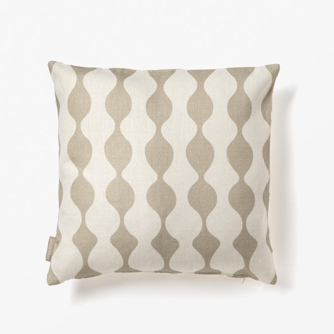 CURVES CUSHION COVER WHITE/SAND