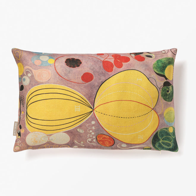 HILMA AF KLINT NO.7 CUSHION COVER LILAC/YELLOW