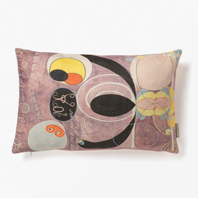 HILMA AF KLINT NO. 6 CUSHION COVER LILAC/BLACK