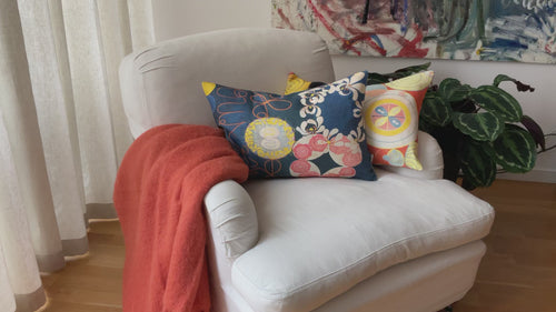 HILMA AF KLINT NR 1 CUSHION COVER BLUE/PINK