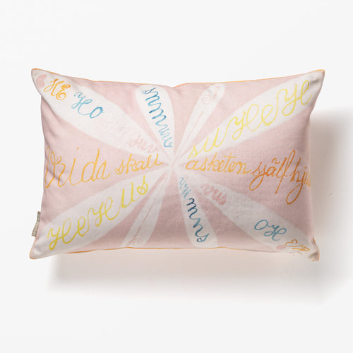 HILMA AF KLINT NO.5 THE EROS SERIES CUSHION COVER LIGHT PINK