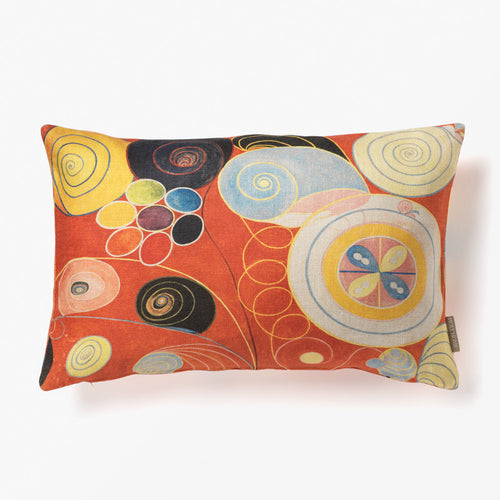 HILMA AF KLINT NO.3 CUSHION COVER ORANGE/WHITE