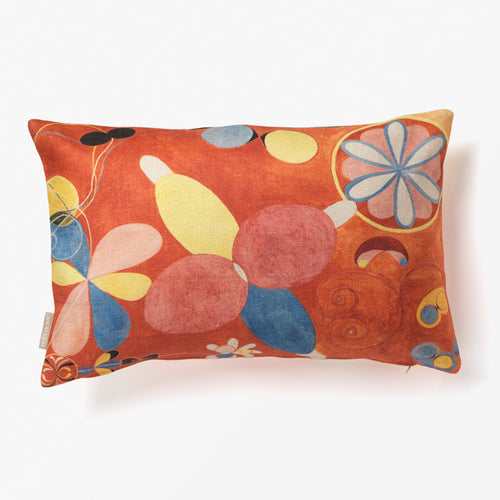 HILMA AF KLINT NO. 4 CUSHION COVER ORANGE/PINK